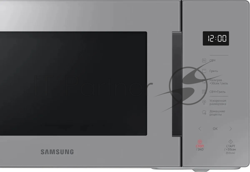 Микроволновая Печь Samsung MG23T5018AG/BW 23л. 800Вт серый