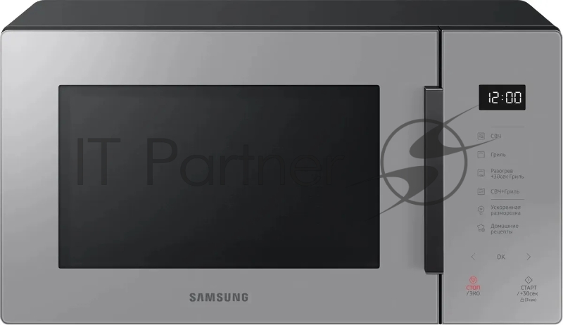 Микроволновая Печь Samsung MG23T5018AG/BW 23л. 800Вт серый