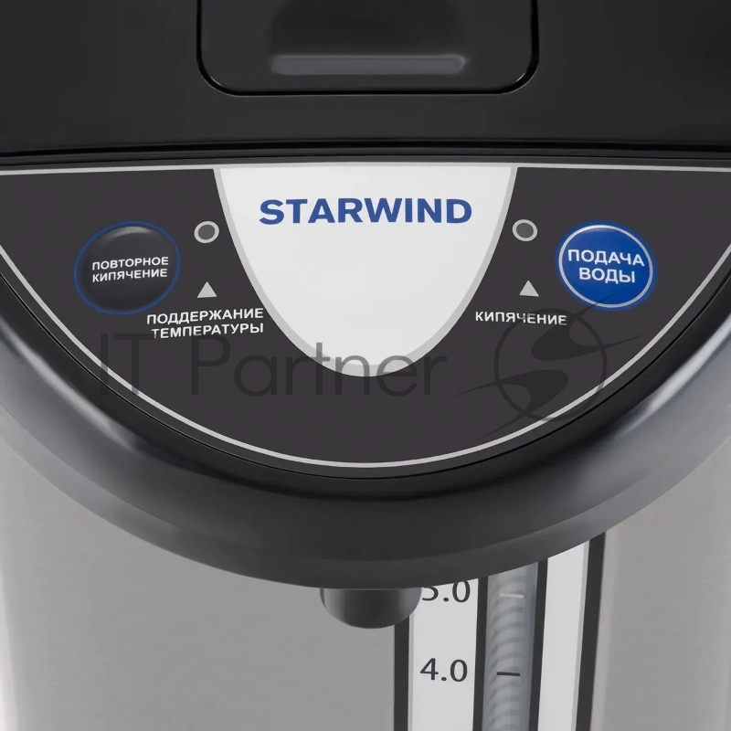 Термопот Starwind STP5741 5л. 800Вт серебристый/черный