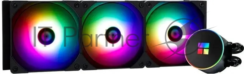 Система водяного охлаждения Thermalright Frozen Magic 360 Black ARGB V2 Soc-AM5/AM4/1151/1200/2066/201 черный 4-pin 25.6dB Al Ret (F-MAGIC-360-BL-ARGB)