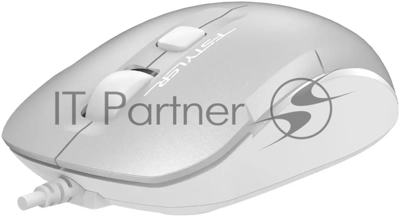 Мышь A4Tech Fstyler FM26 серебристый оптическая (1600dpi) USB (4but)