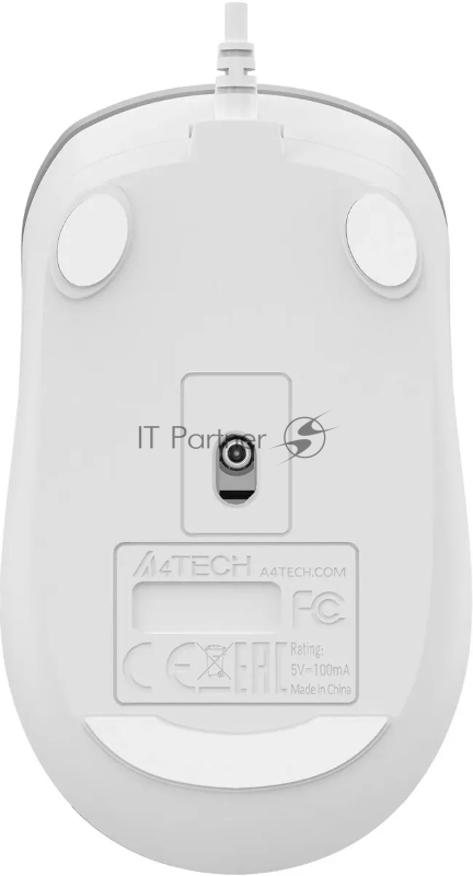 Мышь A4Tech Fstyler FM26 серебристый оптическая (1600dpi) USB (4but)