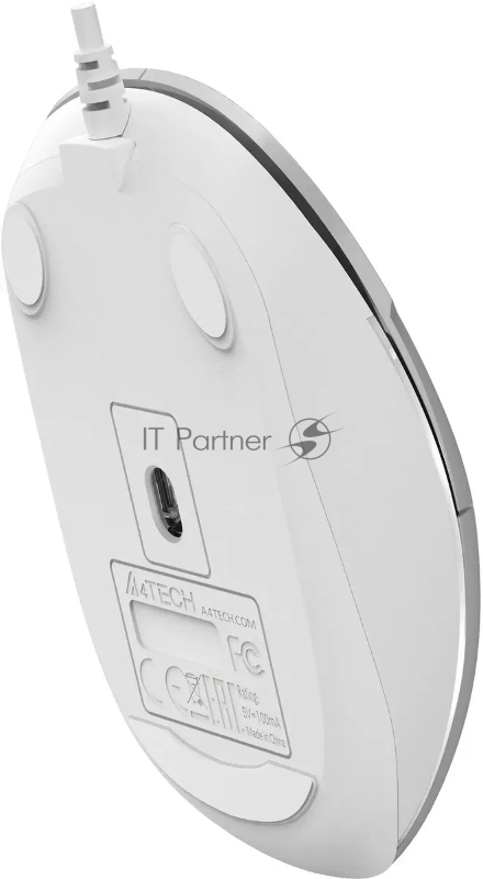 Мышь A4Tech Fstyler FM26 серебристый оптическая (1600dpi) USB (4but)