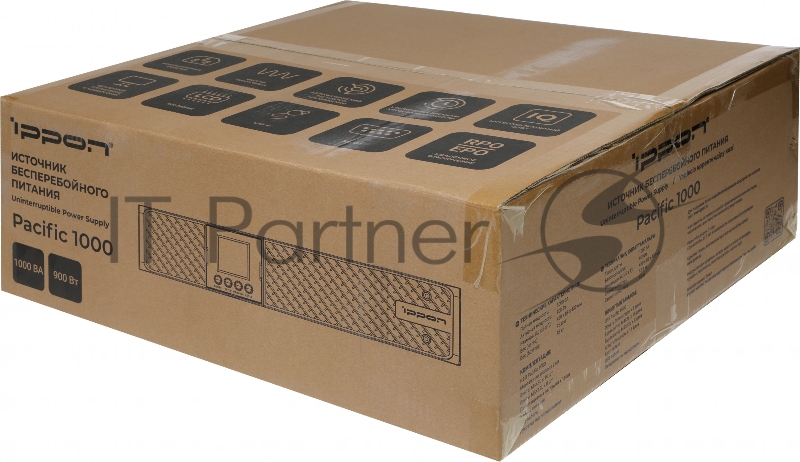 Дополнительный батарейный модуль Ippon Pacific 1000 900Вт 1000ВА черный {1974624}