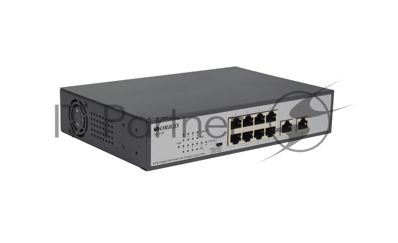 Неуправляемый PoE-коммутатор ORIGO Unmanaged Switch 8x1000Base-T PoE, 2x1000Base-T, PoE Budget 120W, Long-range PoE up to 250m, 19 w/brackets