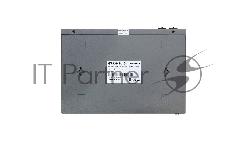 Неуправляемый PoE-коммутатор ORIGO Unmanaged Switch 8x1000Base-T PoE, 2x1000Base-X SFP, PoE Budget 120W, 19 w/brackets