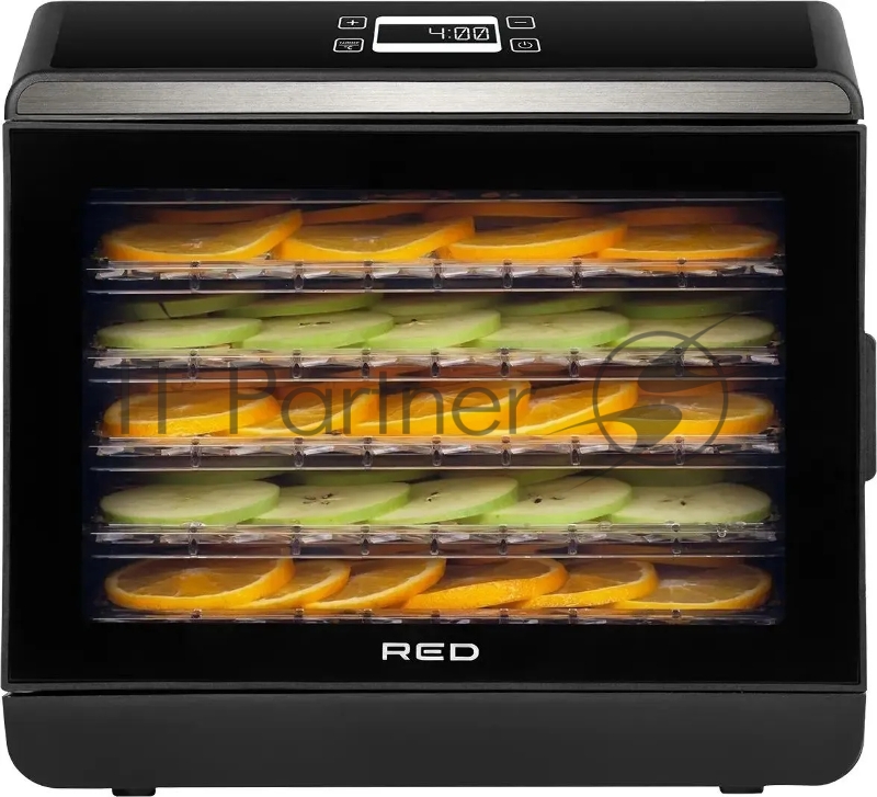 Сушка для фруктов и овощей Red Solution RFD-0151 18под. 500Вт черный