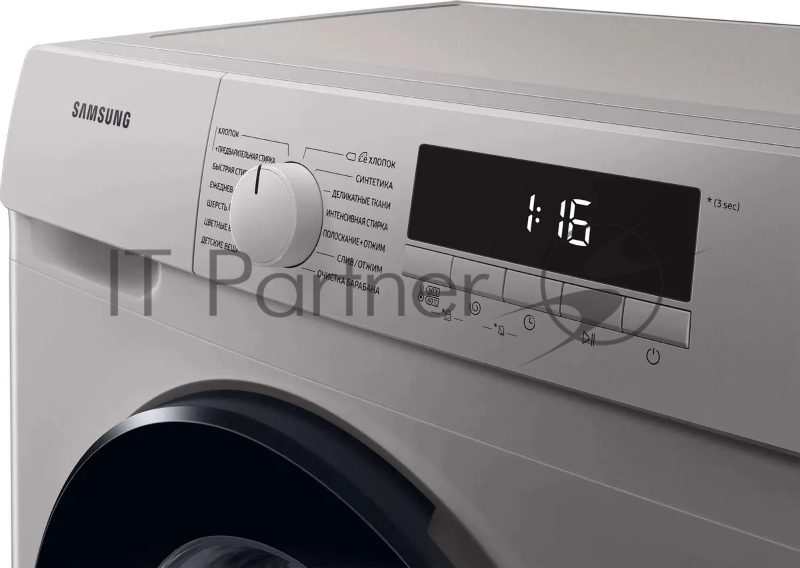 Стиральная машина Samsung WW80T3040BS/LP класс: A загр.фронтальная макс.:8кг серебристый инвертер