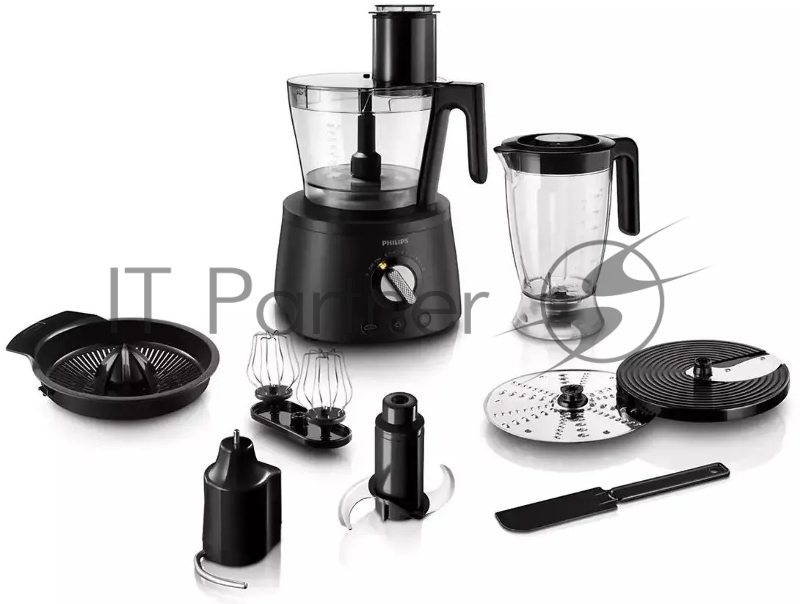 Кухонный комбайн Philips HR7776/90 1300Вт черный