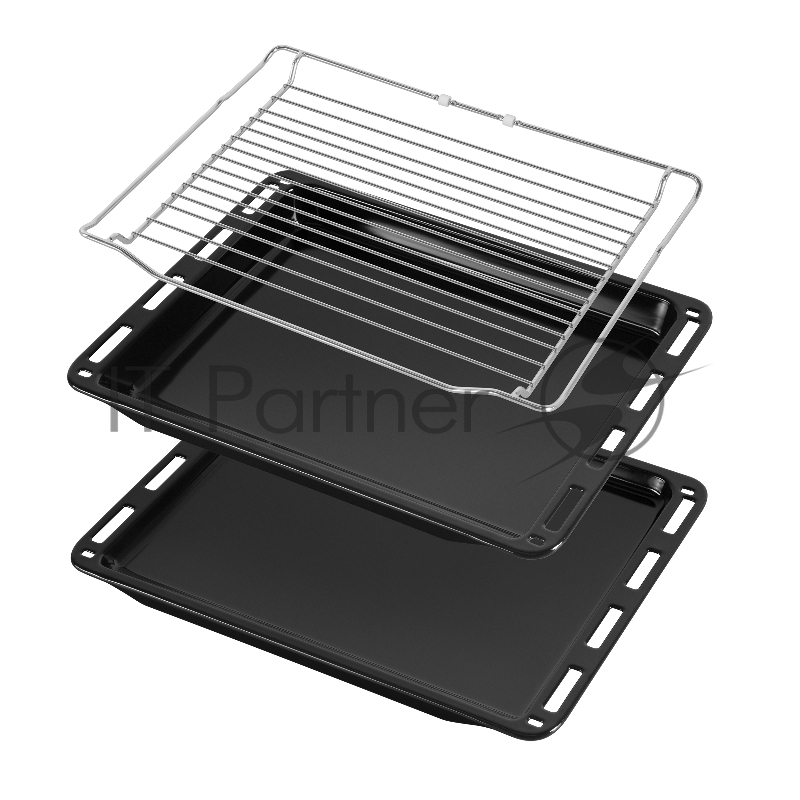 Духовой шкаф Электрический Maunfeld MEOR7217SMFB черный