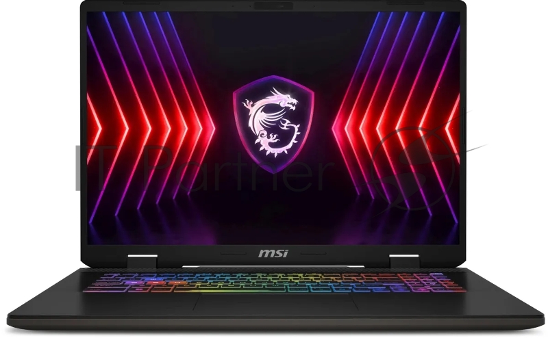 Ноутбук MSI Sword 17 HX B14VFKG-046XRU Core i9 14900HX 16Gb SSD1Tb NVIDIA GeForce RTX4060 8Gb 17 IPS FHD+ (1920x1200) noOS grey space WiFi BT Cam (9S7-17T214-046)