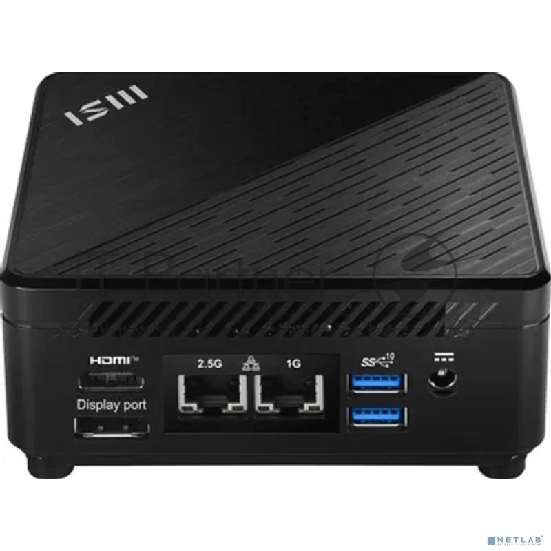 Неттоп MSI Cubi 5 12M-013RU i5 1235U (1.3) 16Gb SSD512Gb Iris Xe Windows 11 Professional 2.5xGbitEth+1xGbitEth WiFi BT 65W черный (9S6-B0A811-298)