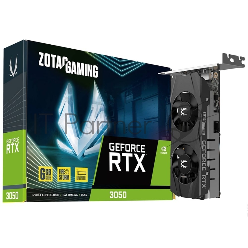 Видеокарта Zotac RTX3050 6GB GDDR6, 96bit DP HDMI LP Lite Pack