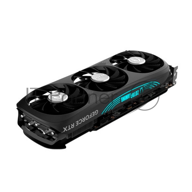 Видеокарта Zotac RTX4070 SUPER TRINITY ОС BLACK ED 12GB GDDR6X 192bit 3xDP HDMI 3FAN Premium Pack