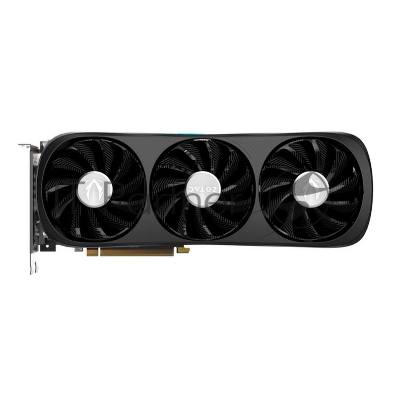Видеокарта Zotac RTX4070 SUPER TRINITY ОС BLACK ED 12GB GDDR6X 192bit 3xDP HDMI 3FAN Premium Pack
