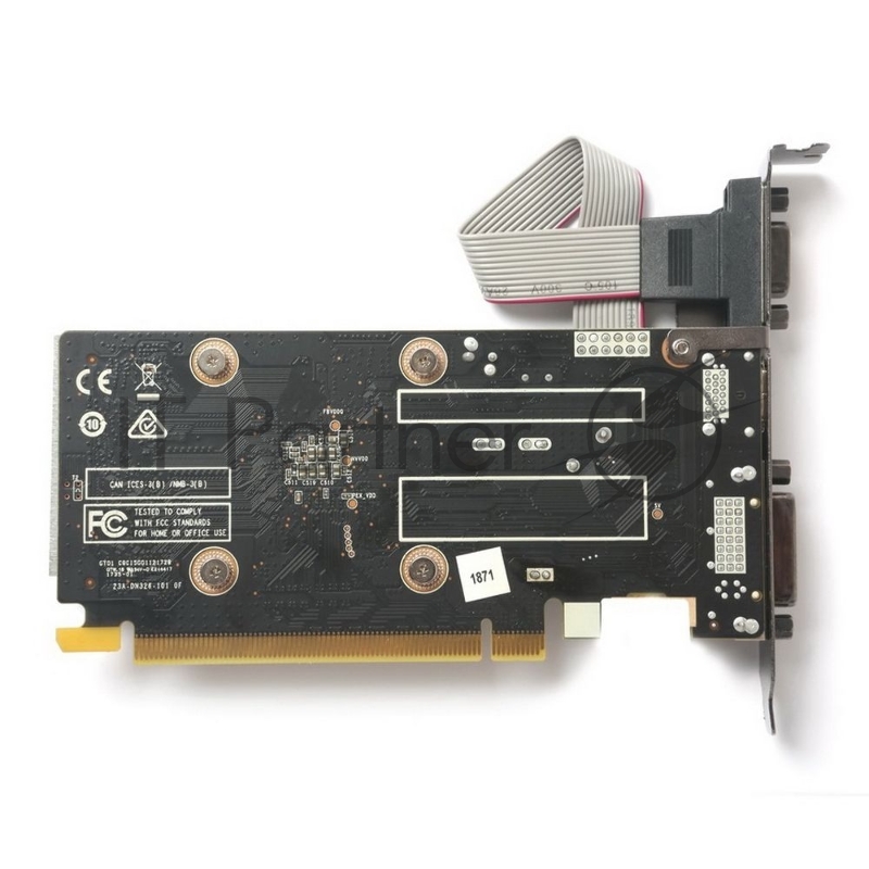 Видеокарта Zotac GT710 2GB DDR3 64-bit 954/1600 HDCP DVI HDMI VGA Lite Pack