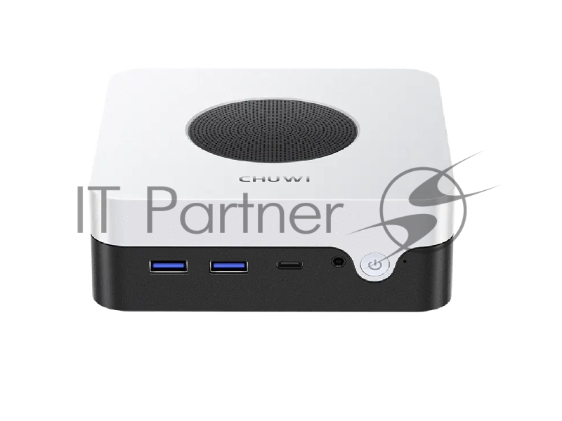 Компьютер Chuwi LarkBox X Intel N-series N100(0.8Ghz)/12288Mb/512SSDGb/ UHD Graphics/BT/WiFi/war 1y/0.4kg/Grey+White/Win11Pro + USB2.0*2/USB3.2*2/Type-C*1/HDM