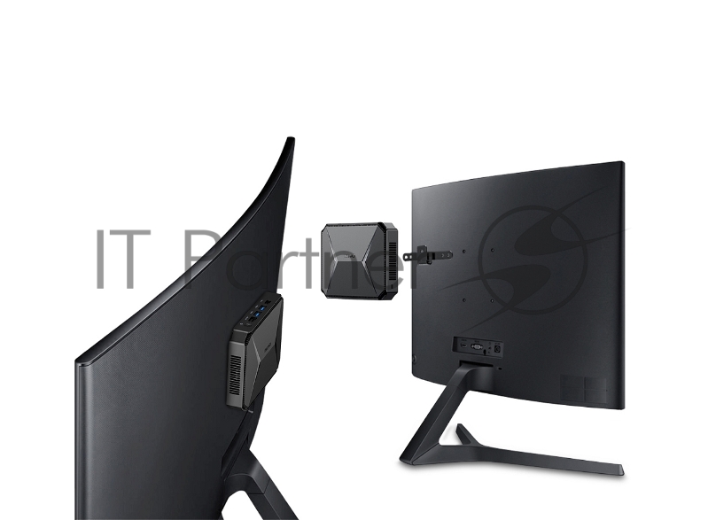 Компьютер Chuwi HeroBox Intel N-series N100(0.8Ghz)/8192Mb/256SSDGb/I UHD Graphics 600/BT/WiFi/war 1y/0.59kg/Black/Win11Pro + USB2.0*2/USB3.0*2/Type-C*1/HDM