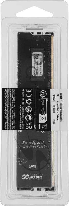 Модуль памяти Kingston 16GB DDR5 5600 FURY Renegade Pro RDIMM Black EXPO ECC Registered DIMM (Single Module) 1RX8 28-34-34 1.35V 288-pin 16Gbit