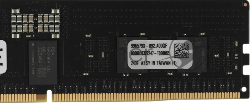 Модуль памяти Kingston 16GB DDR5 6400 FURY Renegade Pro RDIMM Black EXPO ECC Registered DIMM (Single Module) 1RX8 32-39-39 1.4V 288-pin 16Gbit