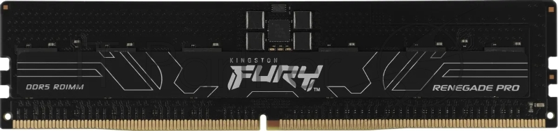 Модуль памяти Kingston 16GB DDR5 6400 FURY Renegade Pro RDIMM Black XMP ECC Registered DIMM (Single Module) 1RX8 32-39-39 1.4V 288-pin 16Gbit