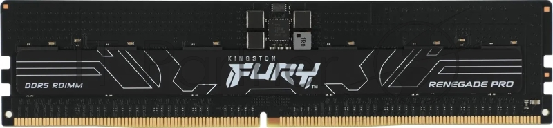 Модуль памяти Kingston 32GB DDR5 4800 FURY Renegade Pro RDIMM Black PnP ECC Registered DIMM (Single Module) 1RX4 36-38-38 1.1V 288-pin 16Gbit