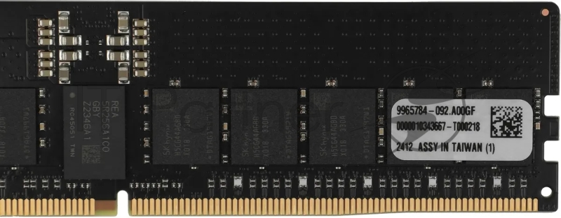 Модуль памяти Kingston 32GB DDR5 6000 FURY Renegade Pro RDIMM Black EXPO ECC Registered DIMM (Single Module) 1RX4 32-38-38 1.35V 288-pin 16Gbit