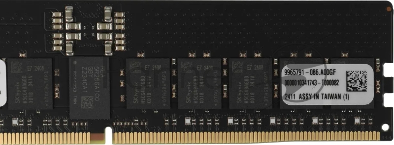 Модуль памяти Kingston 32GB DDR5 6800 FURY Renegade Pro RDIMM Black XMP ECC Registered DIMM (Single Module) 2RX8 34-44-44 1.4V 288-pin 16Gbit