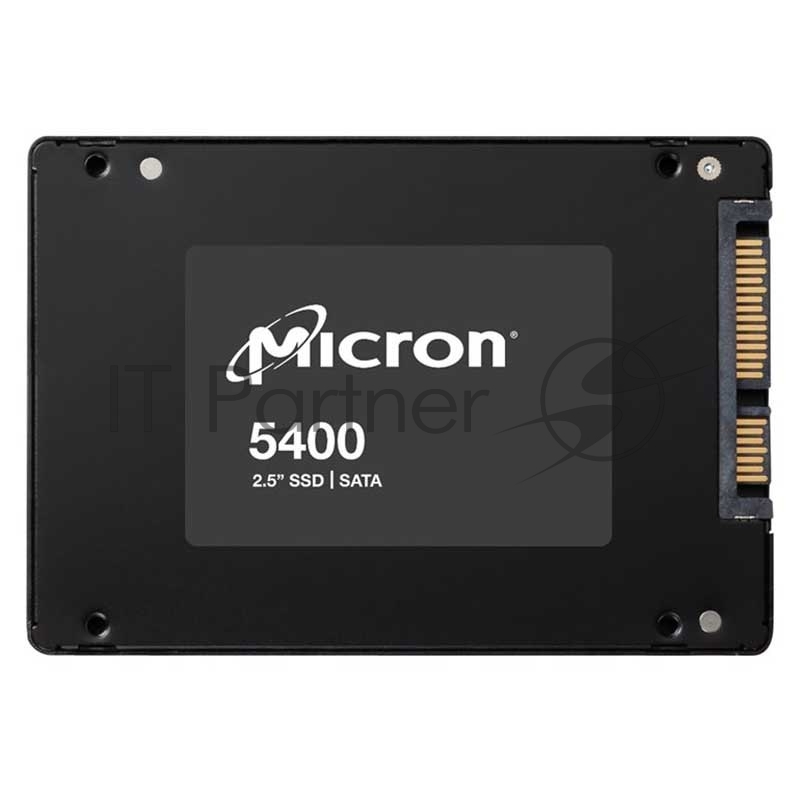 Твердотельный накопитель Micron SSD 5400 MAX, 3840GB, 2.5 7mm, SATA3, 3D TLC, R/W 540/520MB/s, IOPs 95 000/34 000, TBW 24528, DWPD 3.5 (12 мес.)