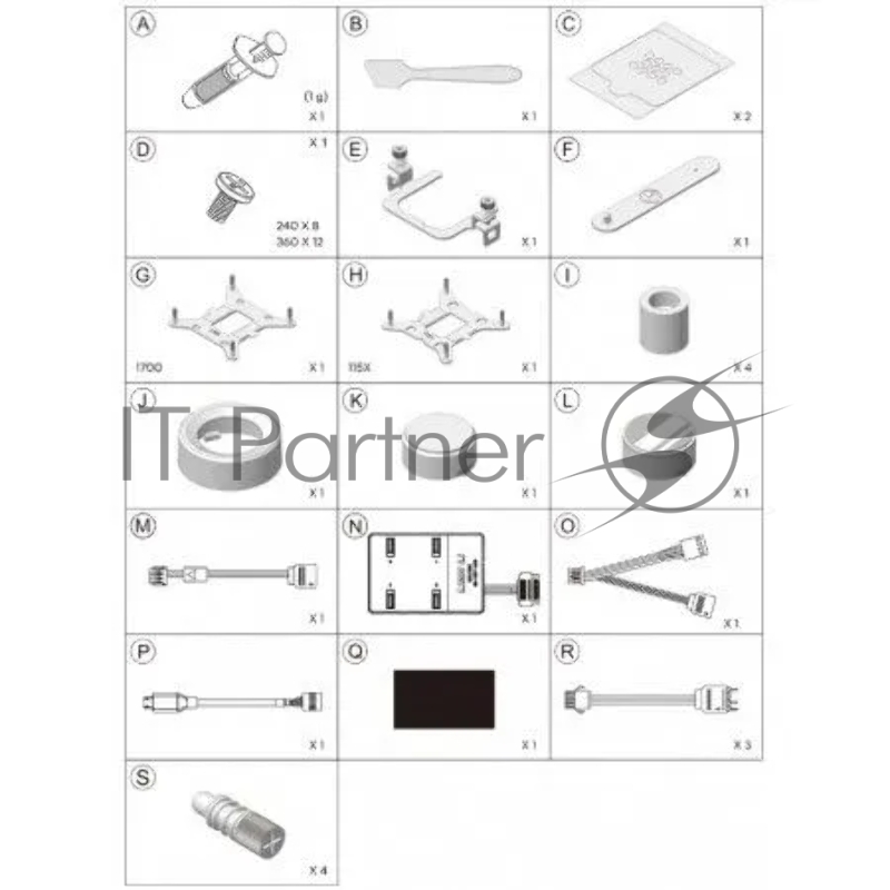 СВО для процессора LIAN LI Galahad II Trinity 360mm SL-INF White