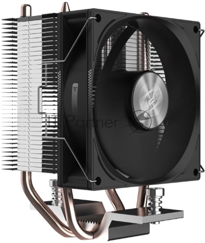 Кулер для процессора PCCooler R200 S115X/1200/1700/AM4/AM5 (TDP 110W, 90mm Non LED Fan, 2 тепловые трубки 6мм, 2200RPM, 28,3dBa)