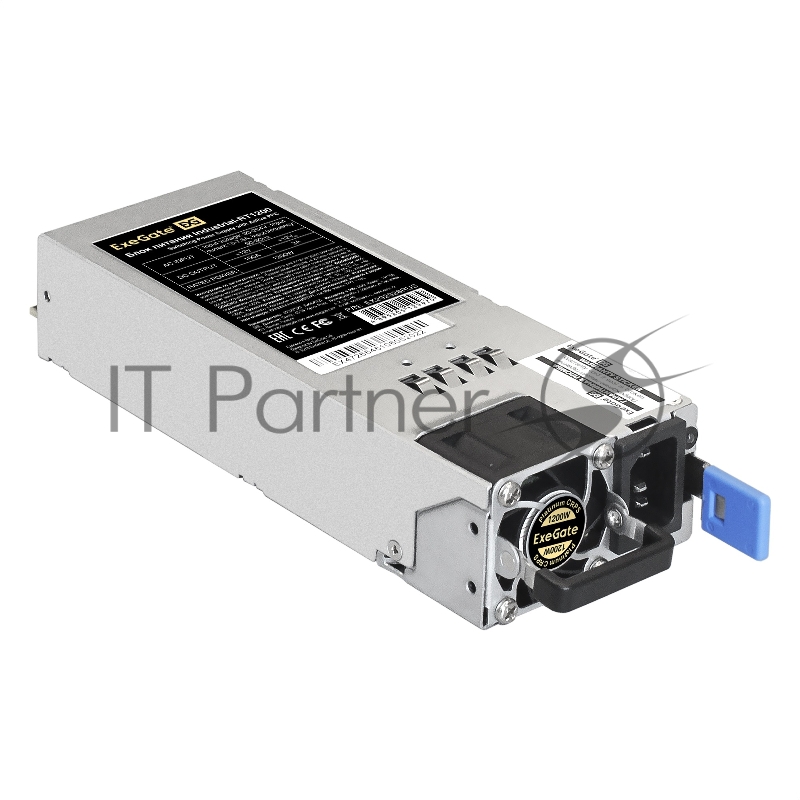 Серверный БП (модуль к RTS1200 Redundant) 1200W ExeGate Industrial-RT1200 (APFC, КПД 94%(80 PLUS Platinum), 4 cm fan)