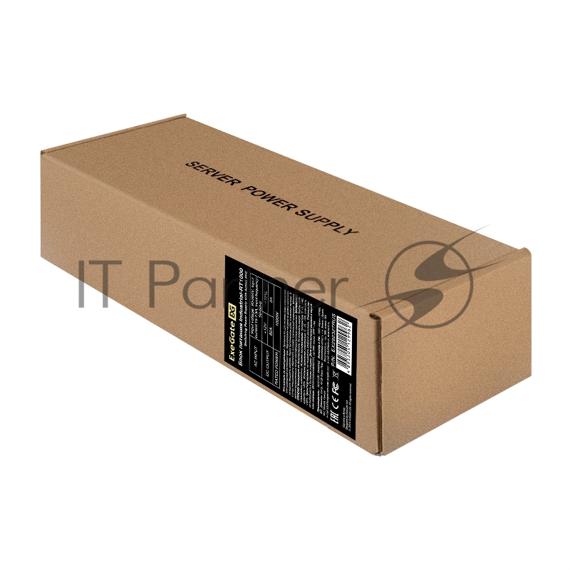 Серверный БП (модуль к RTS1000 Redundant) 1000W ExeGate Industrial-RT1000 (APFC, КПД 94%(80 PLUS Platinum), 4 cm fan)