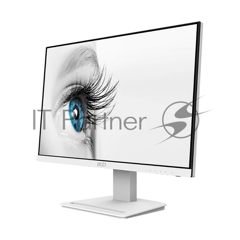 Монитор MSI PRO MP243XW 24.5 16:9 FHD(1920x1080) IPS Flat,1ms(MPRT),1000:1,100M:1,3 1.4, DP 1.2, Speaker,Tilt,VESA,100Hz,White, war-ty