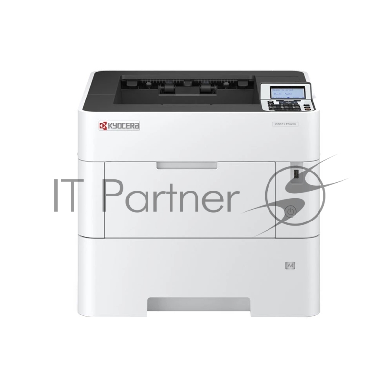 Принтер лазерный Kyocera PA5000x (А4, 1200dpi, 512Mb, 50 ppm, 500 + 100 л., дуплекс, USB 2.0, Gigabit Ethernet, тонер на 8K)