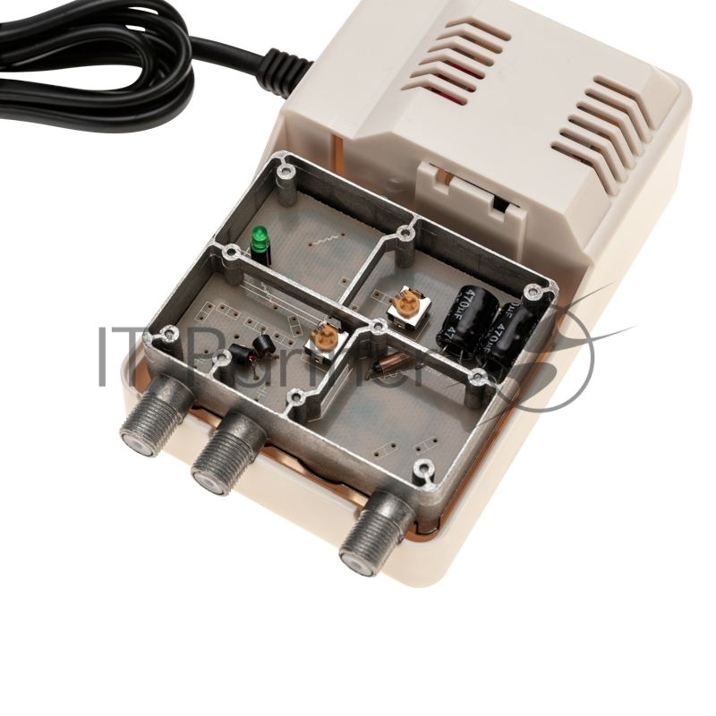 Антенный усилитель ТВ сигнала на 2 выхода, RX-200 REXANT