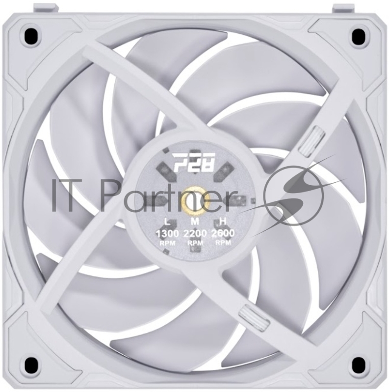 Вентилятор Lian-Li Uni Fan P28 белый 4-pin 32.1dB Ret (G99.12P283W.00)