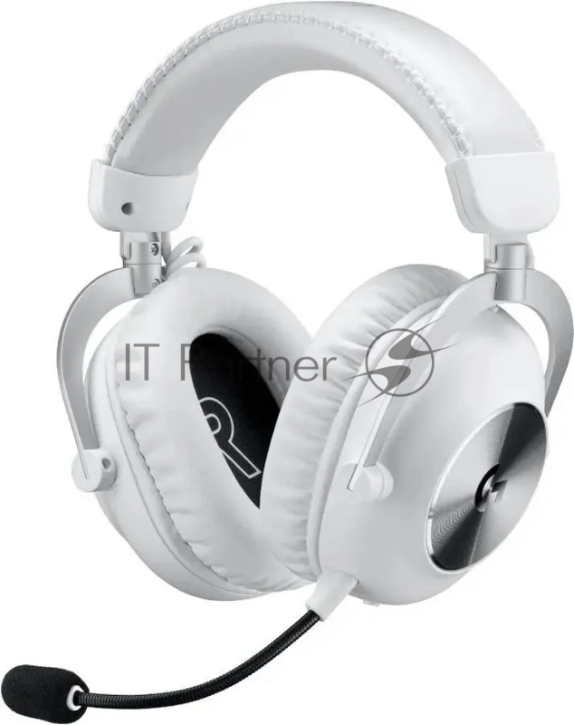 Наушники с микрофоном Logitech G Pro X 2 Lightspeed белый мониторные BT/Radio/3.5mm оголовье (981-001271)