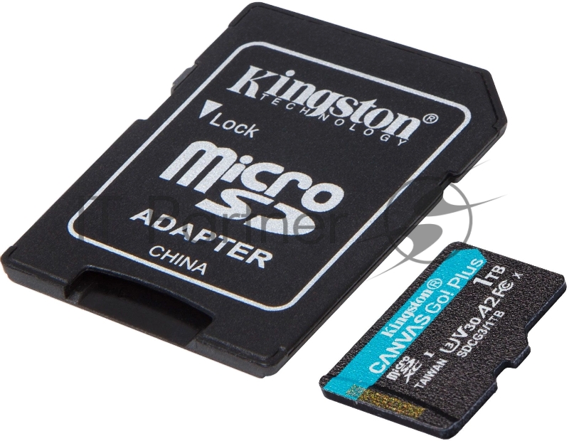Карта памяти Kingston 1TB microSDXC Canvas Go Plus 170R A2 U3 V30 Card + ADP/ Kingston 1TB microSDXC Canvas Go Plus 170R A2 U3 V30 Card + ADP