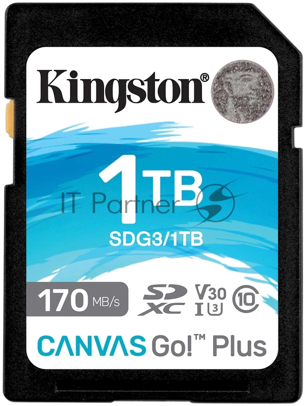 Карта памяти Kingston 1TB SDXC Canvas Go Plus 170R C10 UHS-I U3 V30/ Kingston 1TB SDXC Canvas Go Plus 170R C10 UHS-I U3 V30