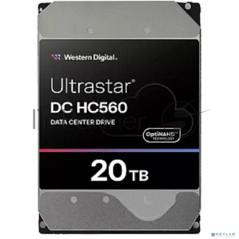 Жесткий диск HDD WD SAS Server 20Tb Ultrastar DC HC560 7200 12Gb/s 512MB 1 year warranty