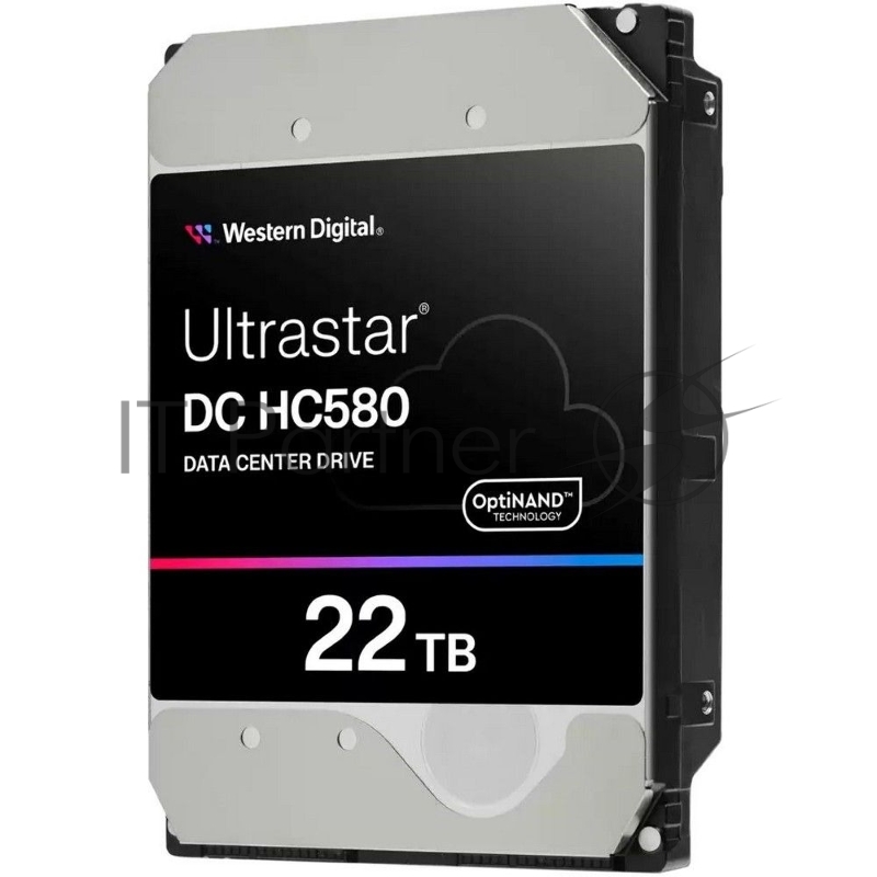 Жесткий диск HDD WD SATA Server 22Tb Ultrastar DC HC570 7200 6Gb/s 512MB 1 year warranty (replacement WUH722222ALE6L4)