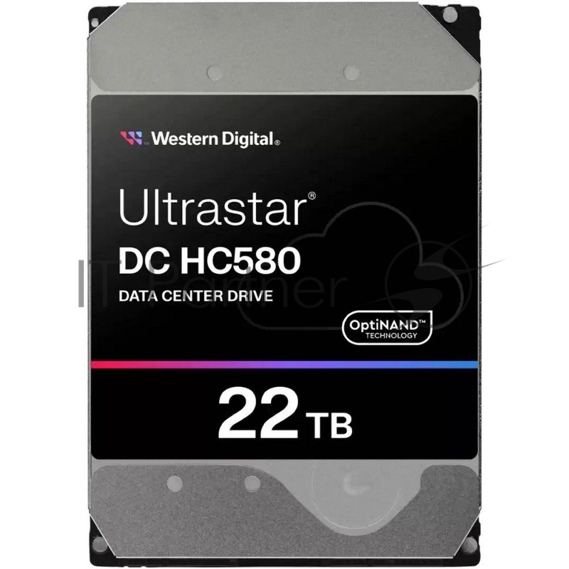Жесткий диск HDD WD SATA Server 22Tb Ultrastar DC HC570 7200 6Gb/s 512MB 1 year warranty (replacement WUH722222ALE6L4)