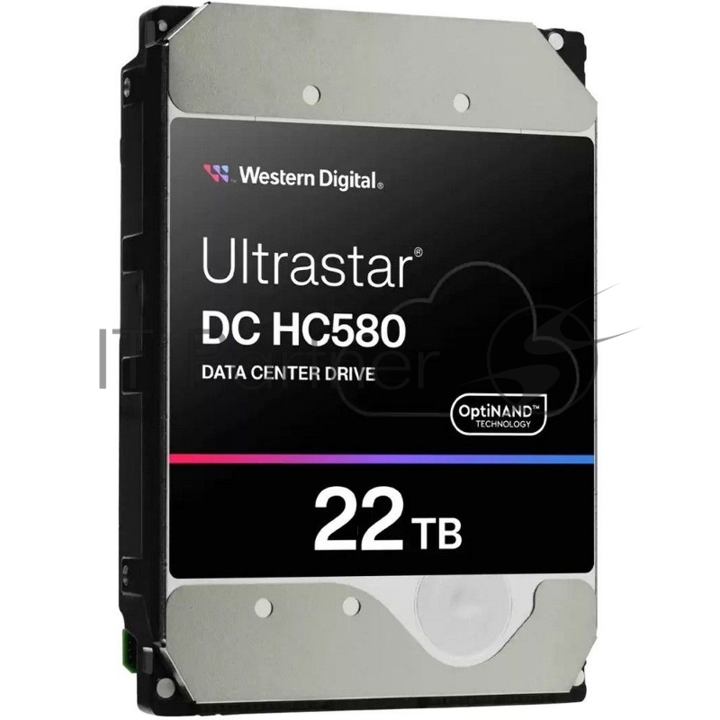 Жесткий диск HDD WD SATA Server 22Tb Ultrastar DC HC570 7200 6Gb/s 512MB 1 year warranty (replacement WUH722222ALE6L4)