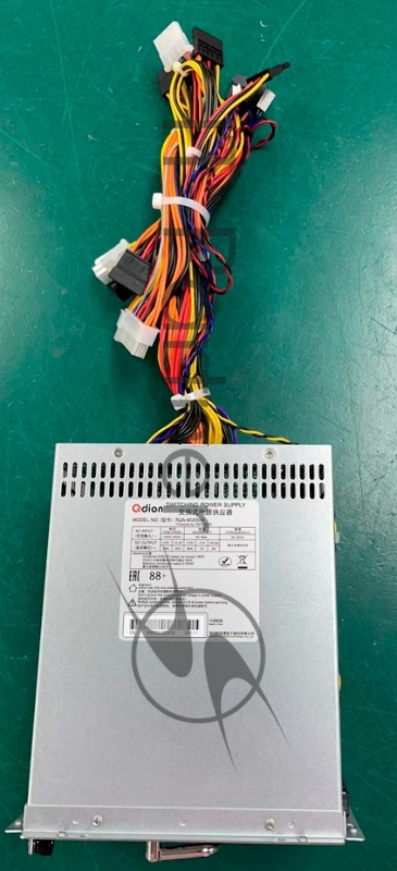 Блок питания серверный Server power supply Qdion Model R2A-MV0700 P/N:99RAMV0700I1170110 ATX Mini Redundant 700W Efficiency 80 Plus Silver, Cable connector: C14