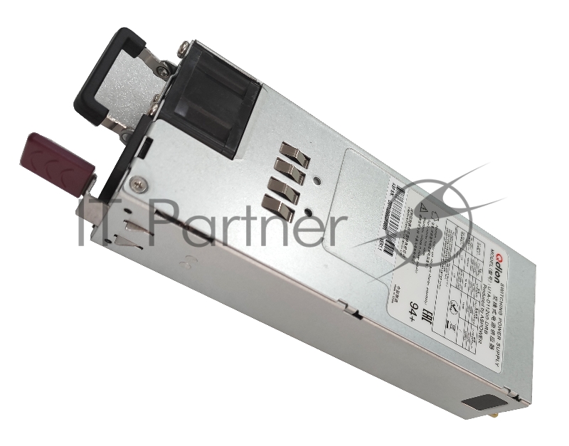 Блок питания серверный Server power supply Qdion Model U1A-D11200-DRB P/N:99MAD11200I1170411 CRPS 1U Module 1200W Efficiency 80 Plus Platinum, Gold Finger (option), Cable connector: C14