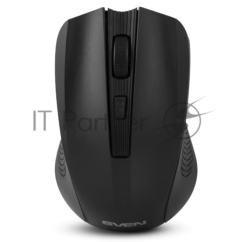 Беспроводная мышь SVEN RX-400W чёрная (3+1кл. 600/1000/1400DPI, блист)