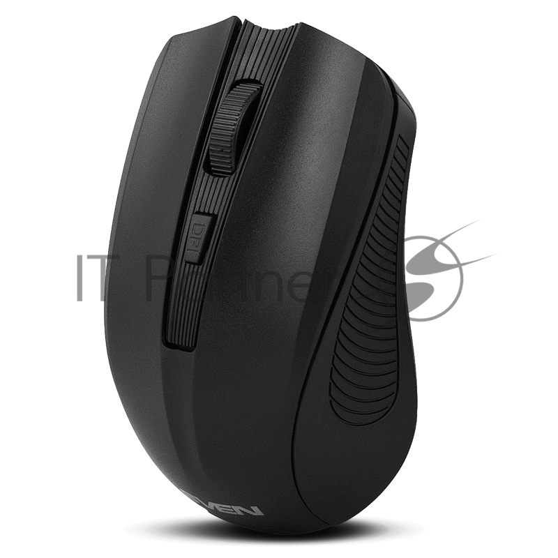 Беспроводная мышь SVEN RX-400W чёрная (3+1кл. 600/1000/1400DPI, блист)