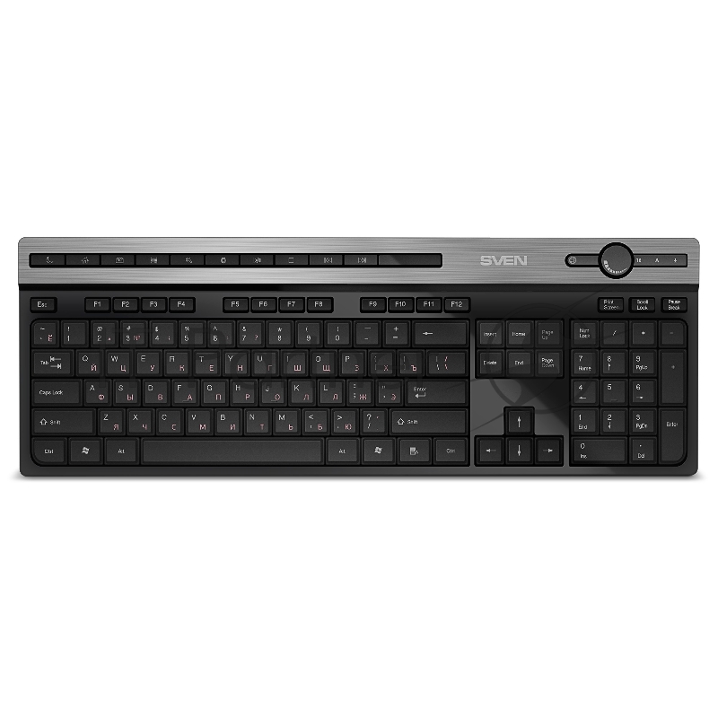 Беспроводная клавиатура SVEN KB-E5500W (2,4 GHz, 115кл.)