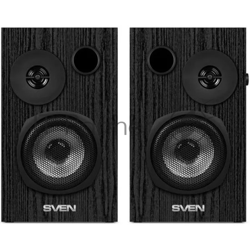 Колонки деревянные АС SPS-580 (18 Вт), черный